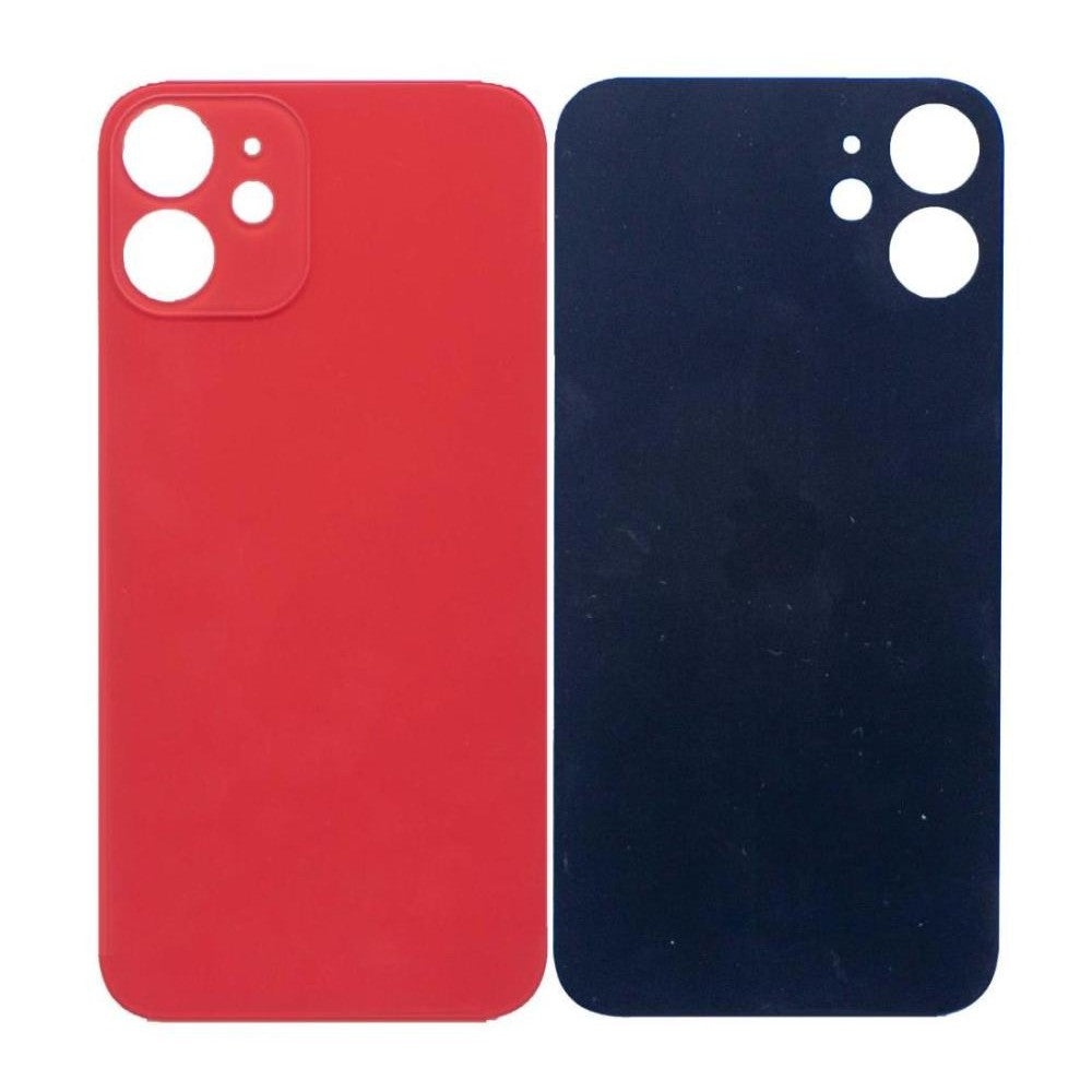 Back Glass Panel for Apple iPhone 12 Mini Red - EGFix Back Glass Panel for Apple iPhone 12 Mini Red - EGFix